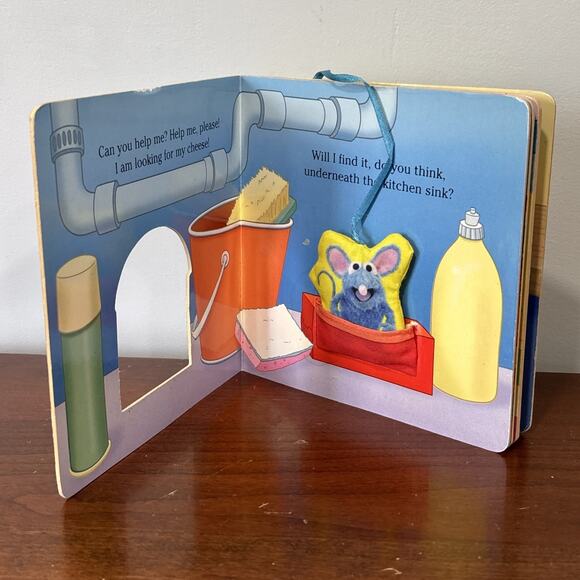 Bear In The Big Blue House Where Is Tutter’s Cheese? Board Book Jim Henson - Picture 4 of 8